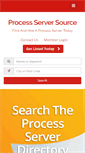Mobile Screenshot of processserversource.com